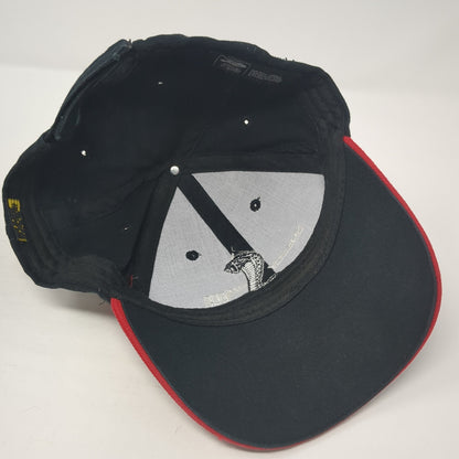 Shelby GT500 Strapback Hat Black One Size Adjustable Embroidered Ford