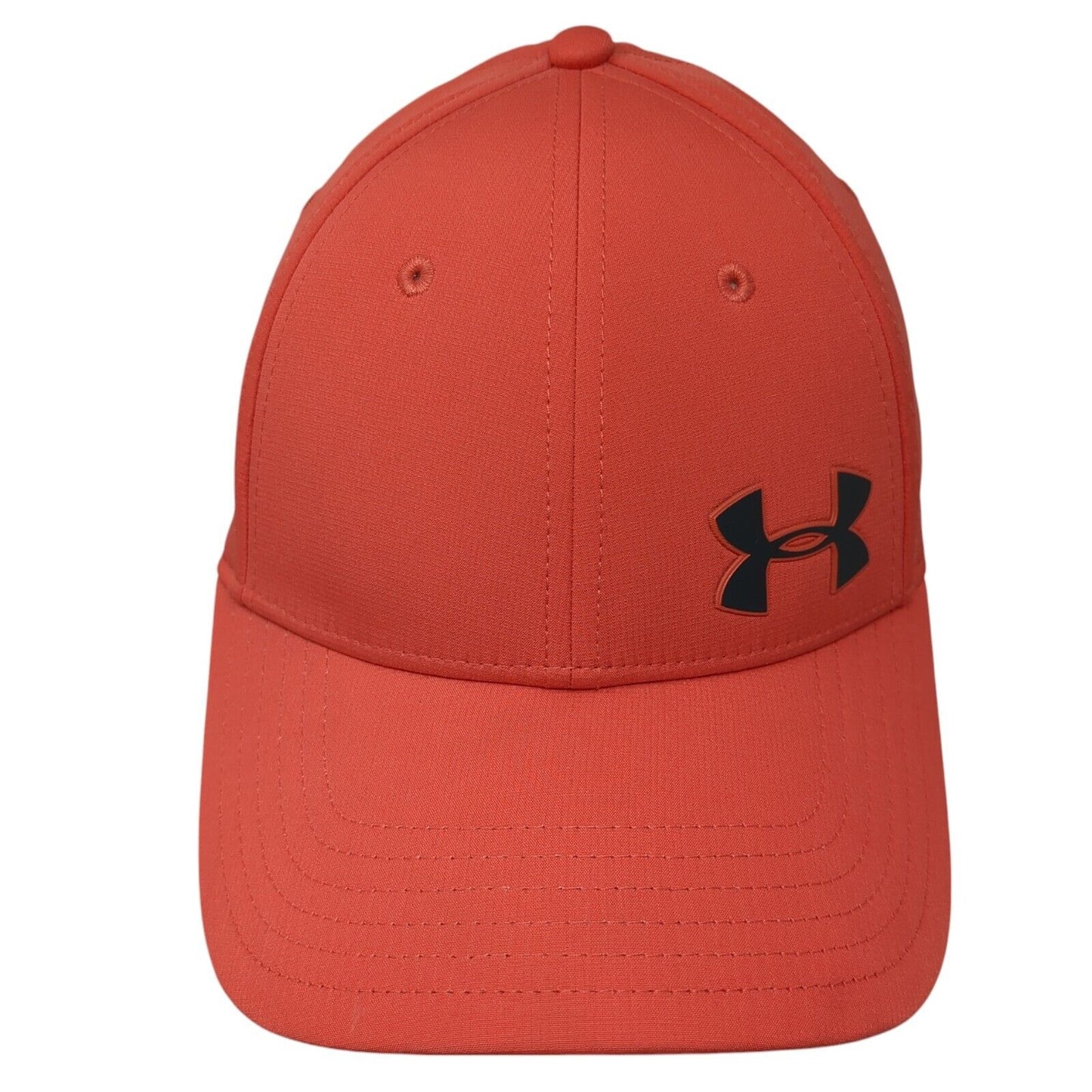 Under Armour Fitted Hat Red S/M Classic Fit Lightweight Headline 6 Panel