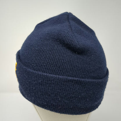 Michigan Wolverines NCAA Top of the World Beanie Blue Yellow One Size Hat Cuffed