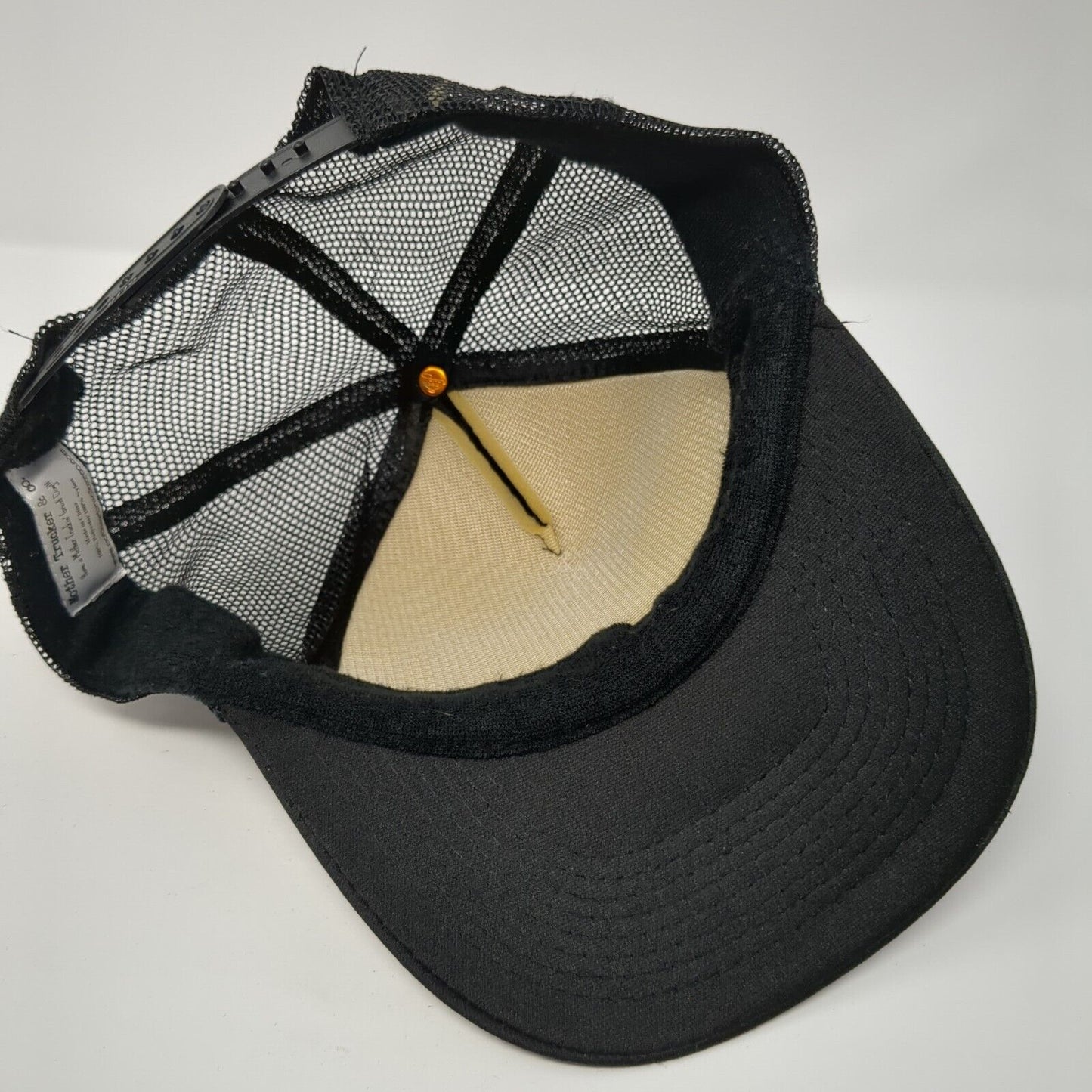 Squad Goals Snapback Rope Trucker Hat Black One Size Mesh Back Solid