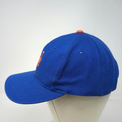 New York Mets MLB Twins Snapback Hat Blue OSFM Embroidered Logo Gray Underbrim