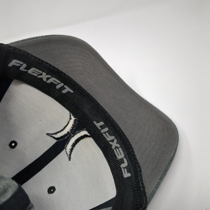 Hurley Fitted Hat Gray Small-Medium Embroidered Logo Flexfit Yupoong