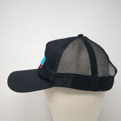 Cody Nite Rodeo Snapbck Trucker Hat Black One Size Adjustable Mesh Back Otto