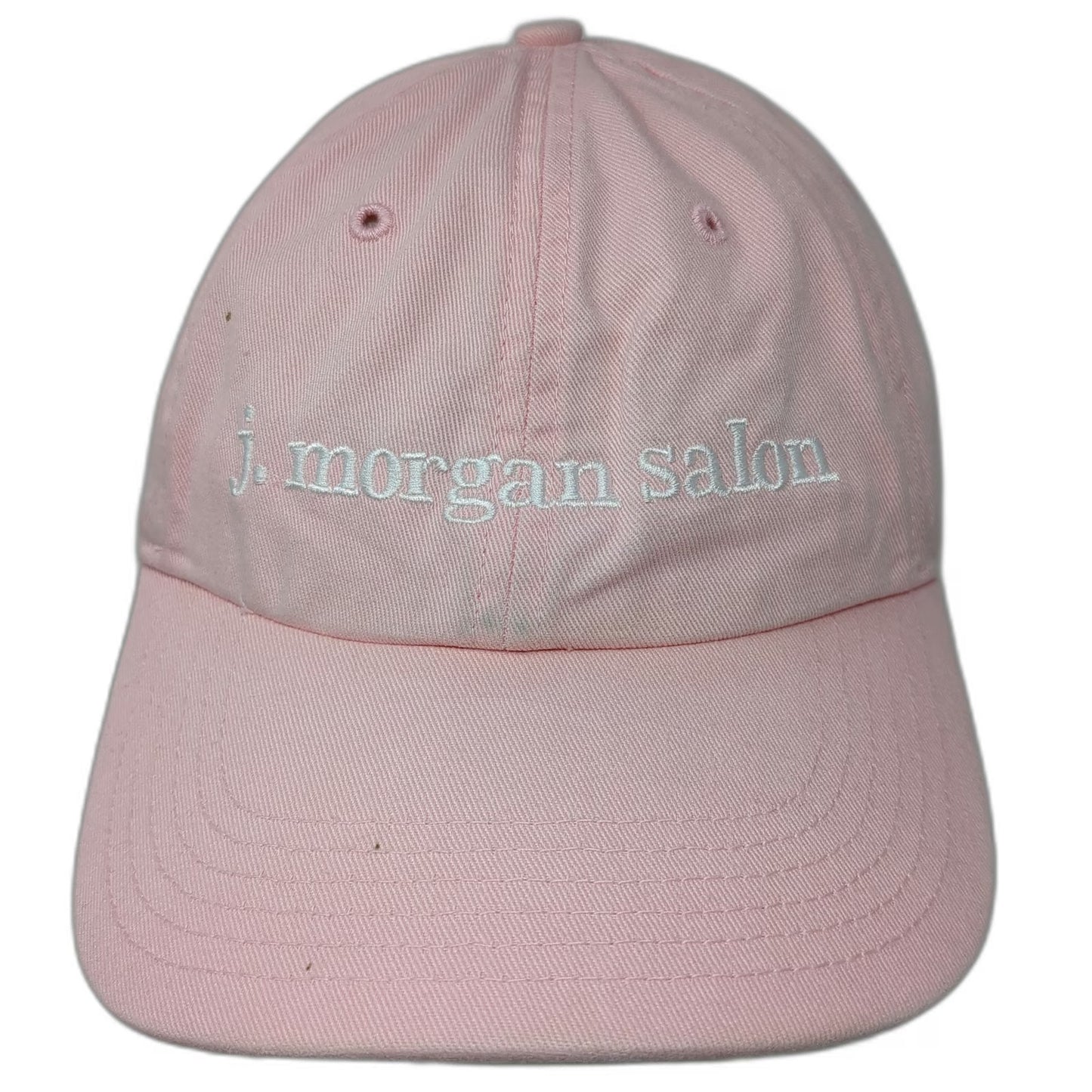 Richardson Baseball Cap Pink S J Morgan Salon Easton PA Hat Slideback Cotton