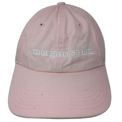 Richardson Baseball Cap Pink S J Morgan Salon Easton PA Hat Slideback Cotton