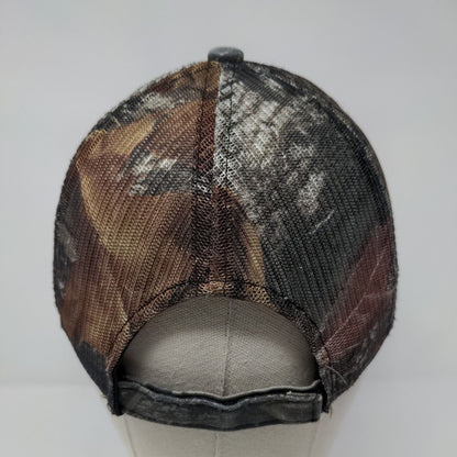 True North Steel Strapback Mesh Back Trucker Hat Camo Adult Outdoor Cap