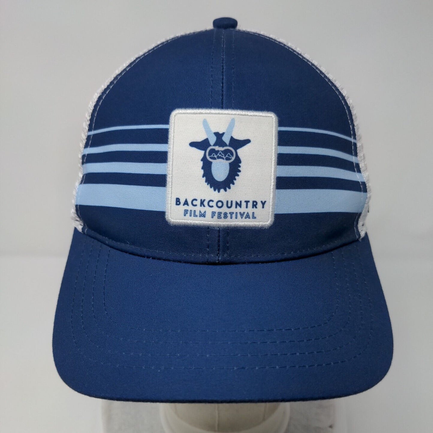 Bac Country Film Festival Snapback Trucker Hat Blue OSFM Mesh Back Boco Gear