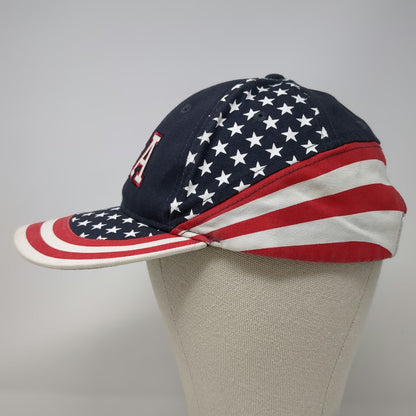 Headwear Baseball Cap Blue Red White OSFM USA Stars Stripes Flag Patriotic Hat
