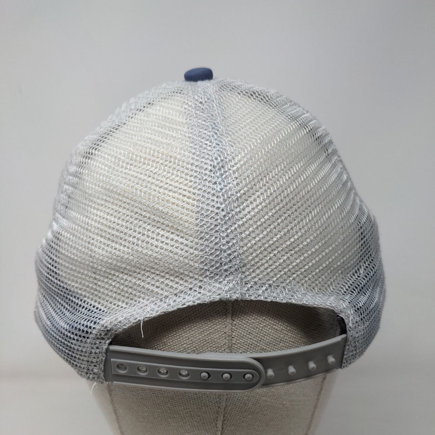 First Watch The Daytime Cafe Snapback Mesh Back Trucker Hat Blue OSFA