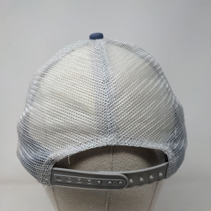 First Watch The Daytime Cafe Snapback Mesh Back Trucker Hat Blue OSFA