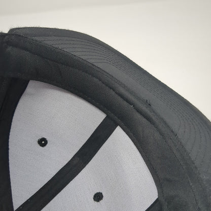 Saltys Tattoo Snapback Hat Black One Size Solid Adjustable 6 Panel