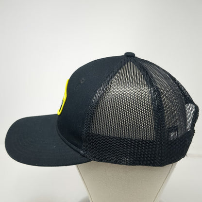 Port Authority Sheep Feet Trucker Hat Black One Size Mesh Back Snapback Patch