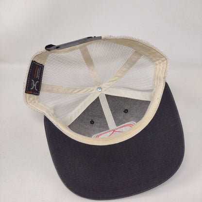 Hooey Music Snapback Mesh Back Trucker Hat Multi One Size Colorblock
