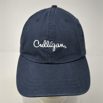 Calligan Slideback Hat Blue One Size Adjustable Embroidered 6 Panel Cotton