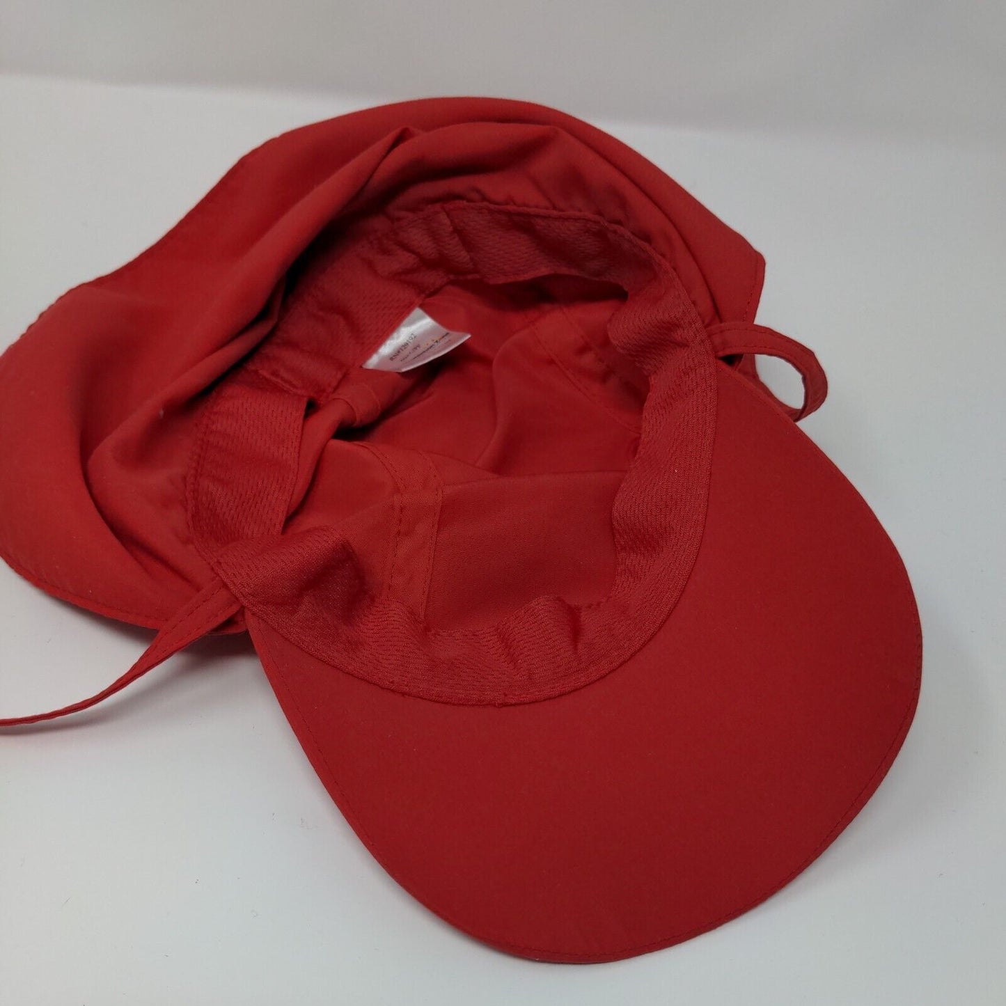 Sun-Skinz UV Protection Kids Trapper Hat Red 1-6 Years Embroidered Ear Flaps