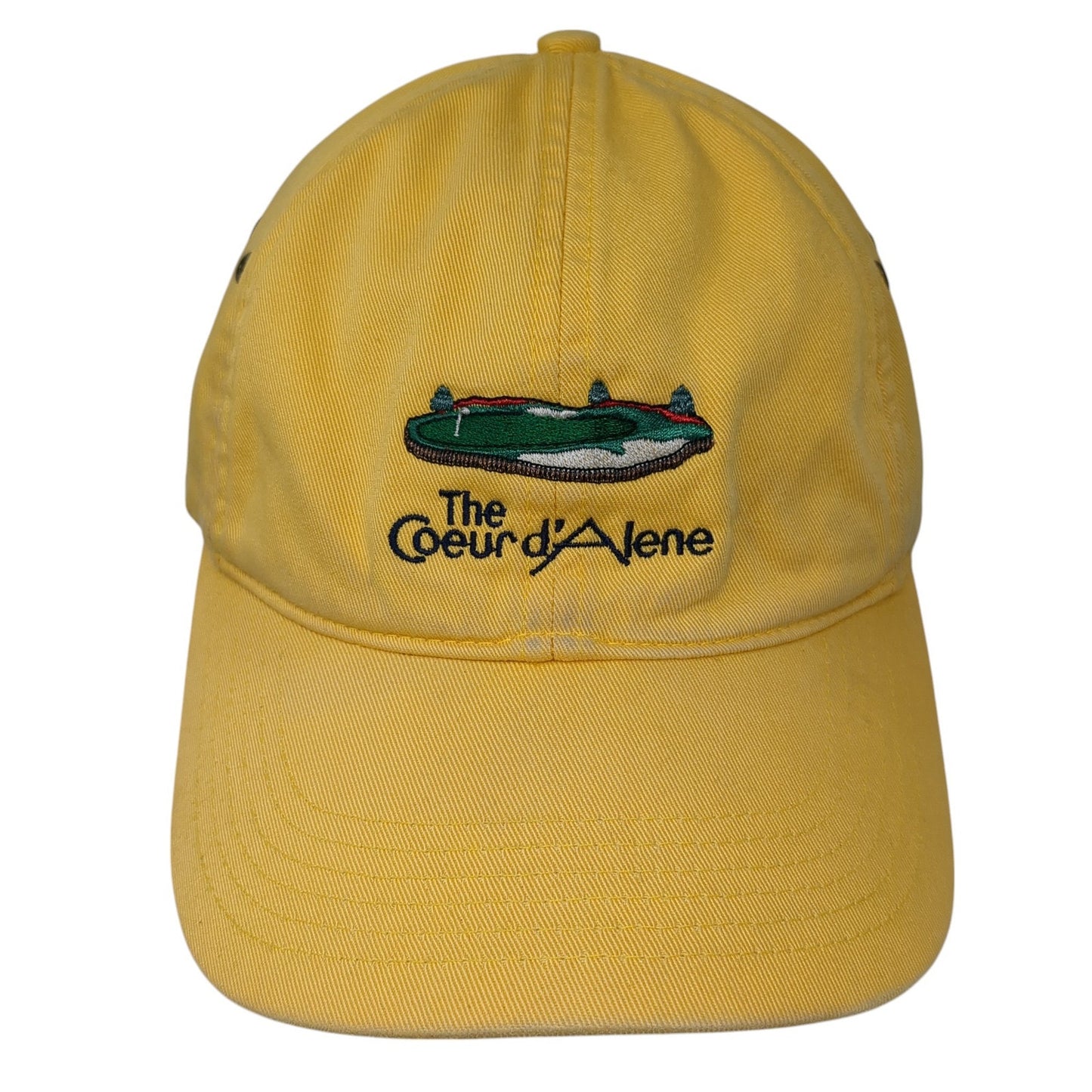 The Coeur d'Alene Slideback Hat Yellow One Size Adjustable Richardson