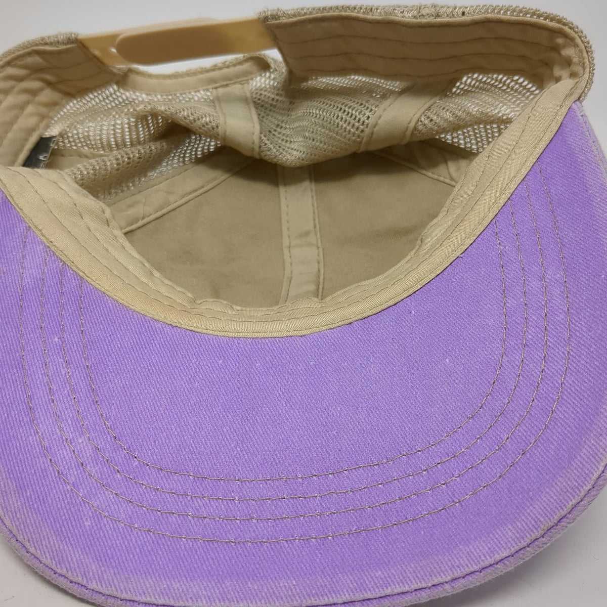 City Hats Trucker Hat Gray Purple One Size Chicago Illinois Patch Mesh Back