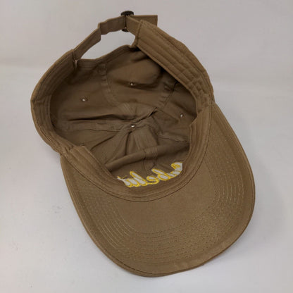 Cabela's Club Men's Slideback Hat Tan Adjustable Embroidered Logo