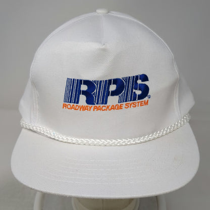 Competitive RPS Roadway Package System Hat 5 Panel White One Size Rope Slide