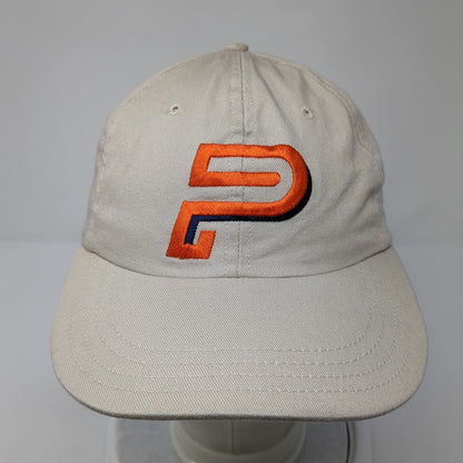Paramount Bank Slideback Hat Tan One Size Adjustable Embroidered 6 Panel