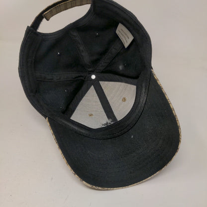 Mohegan Sun Strapback Hat Multicolor OSFA Adjustable Embroidered Plaid Cotton