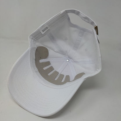 Florida Gators Men's Slideback Hat White Adjustable Embroidered Logo Cotton