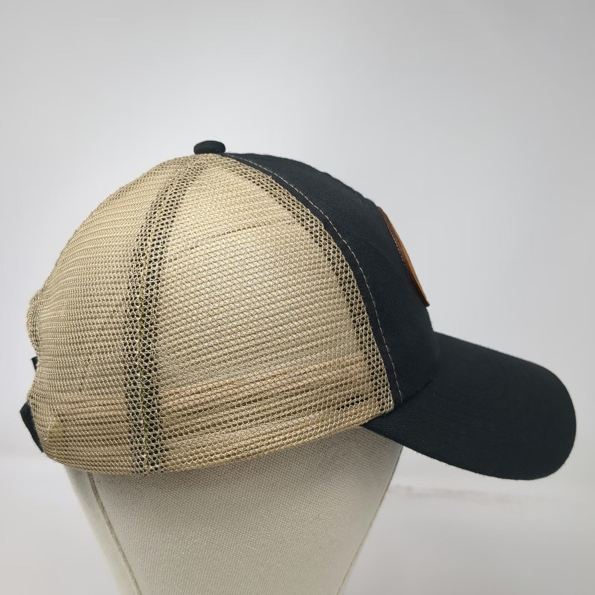 Royal Resortwear Zoo Boise Black One Size Baseball Cap Mesh Recycled Strap Hat