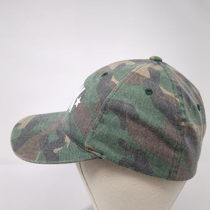 OAK Fitted Hat Camouflage S/M Lightweight Embroidered 6 Panel Flexfit Yupoong