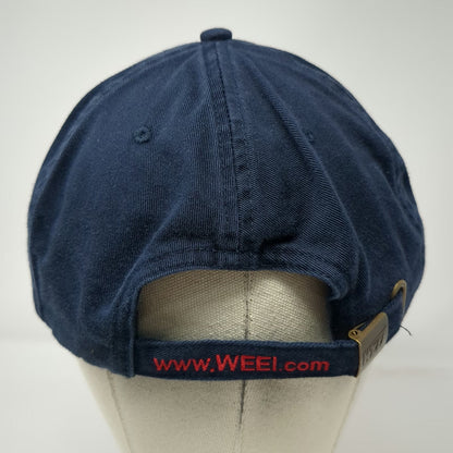 Baseball Cap Blue White Red One Size WEEI 850 AM Sports Radio Strapback Hat
