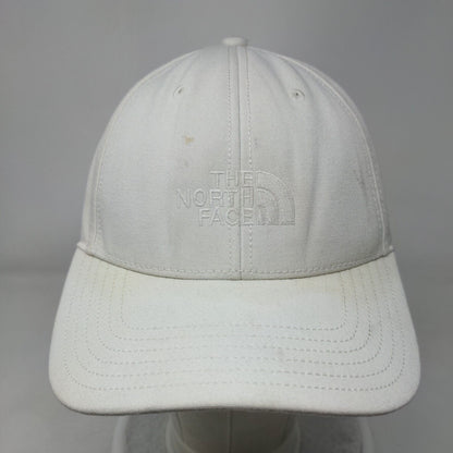 The North Face Slideback Hat Cream One Size Adjustable Embroidered 6 Panel