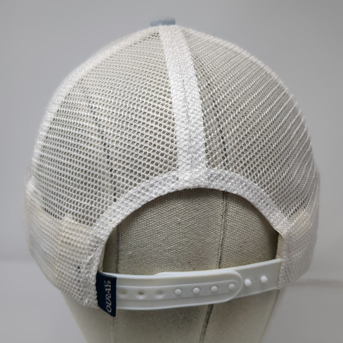 Ouray Trucker Hat Brown Blue One Size Glacier 1910 Mountain Mesh Snapback