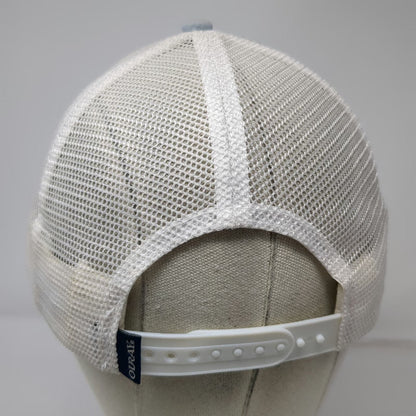 Ouray Trucker Hat Brown Blue One Size Glacier 1910 Mountain Mesh Snapback