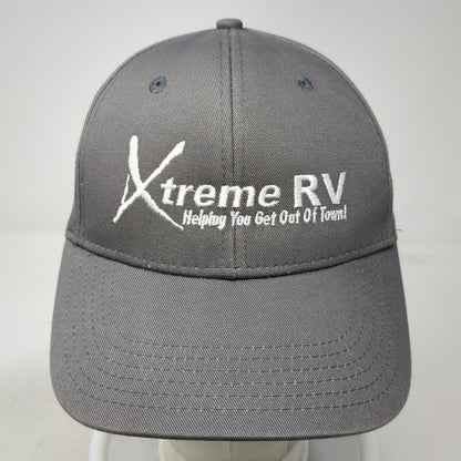 Xtreme RV Baseball Cap Gray One Size Adjustable Strapback Embroidered Logo Hat
