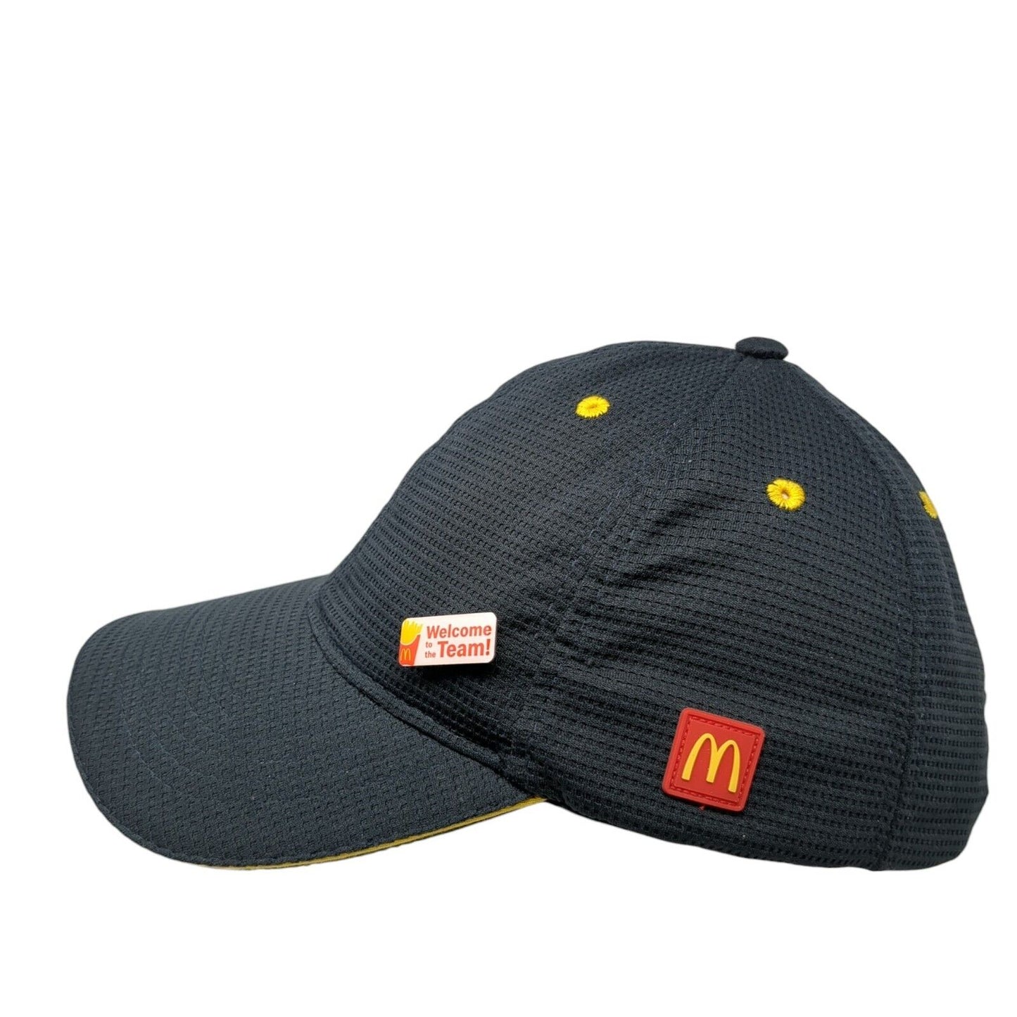 McDonald's Snapback Hat Black One Size Welcome to the Team Uniform