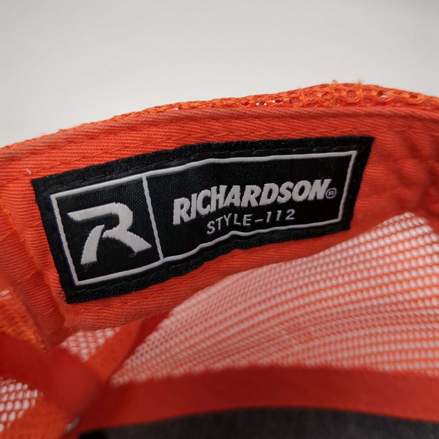 Richardson Snapback Trucker Hat Multi One Size Logo Patch Mesh Back
