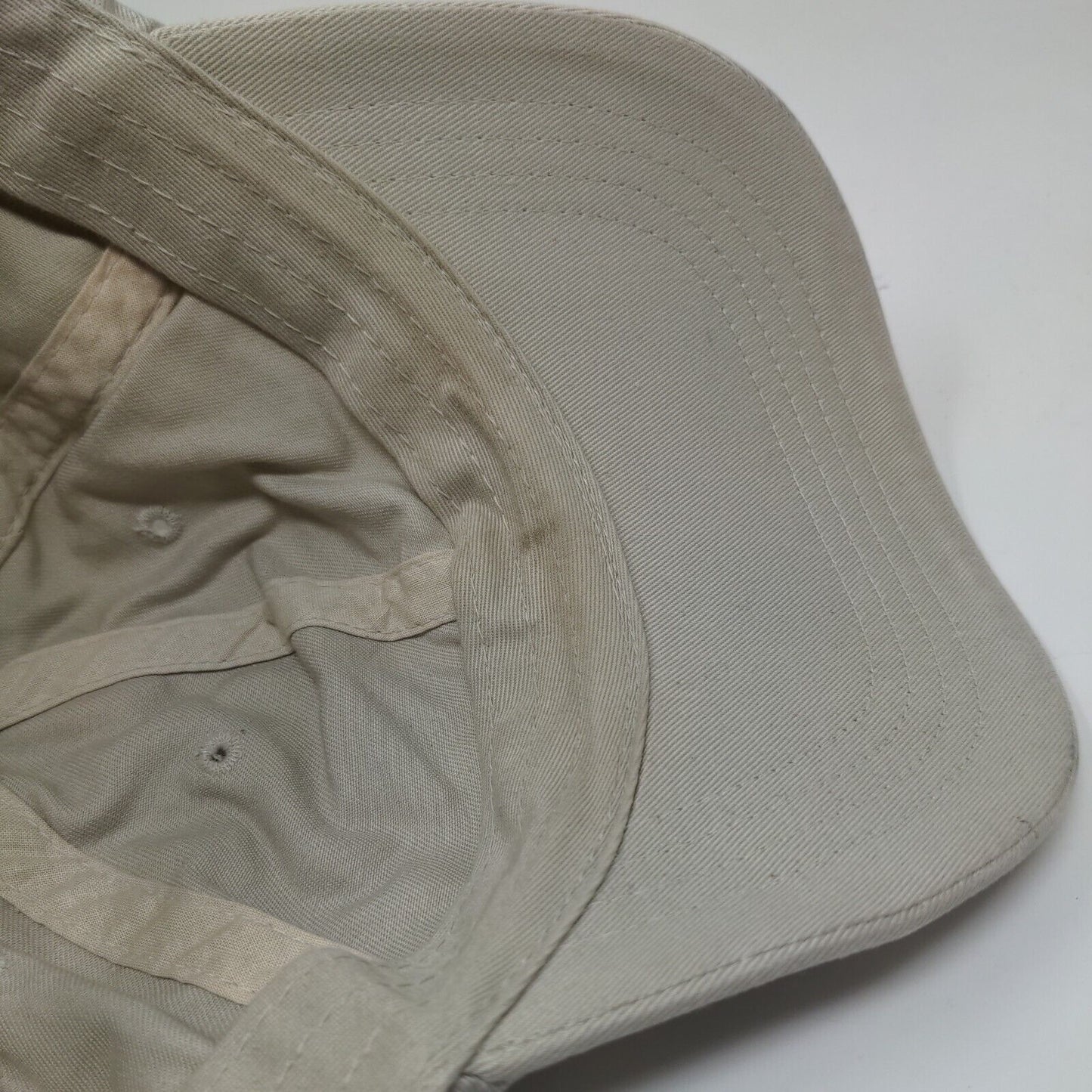 Okuma Slideback Hat Tan OSFA Embroidered Adjustable 6 Panel Yupoong
