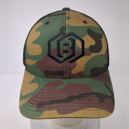 The Classics Yupoong Snapback Trucker Hat Camouflage OS Adjustable Mesh Back