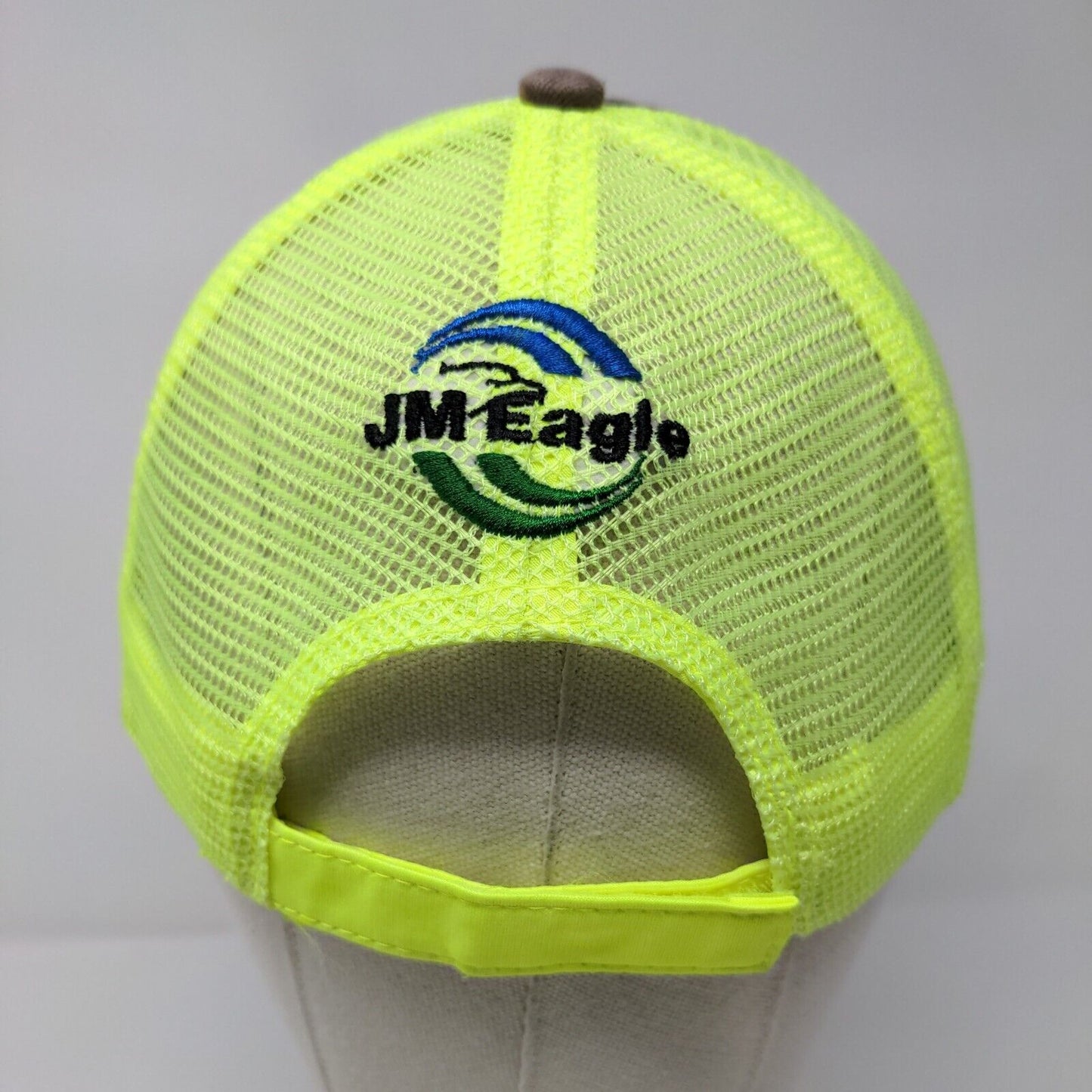 Core & Main Strapback Mesh Back Trucker Hat Camo One Size JM Eagle