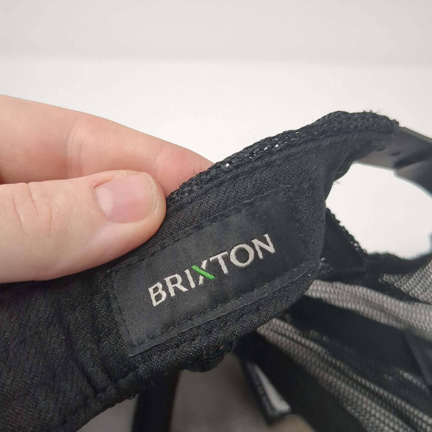 Brixton Manufacturing Company Patch Snapback Trucker Hat Black One Size