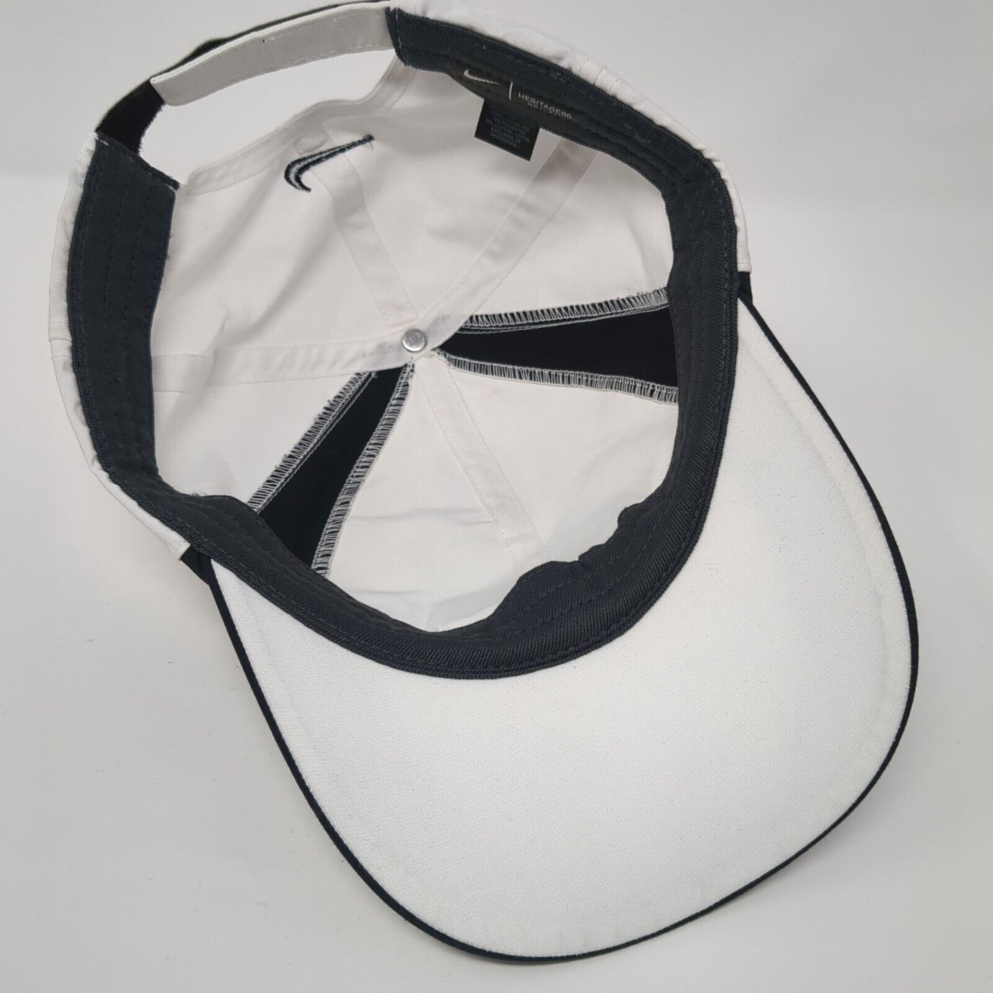 Tires Les Schwab Strapback Hat White One Size Adjustable Heritage86 Nike Dri-Fit