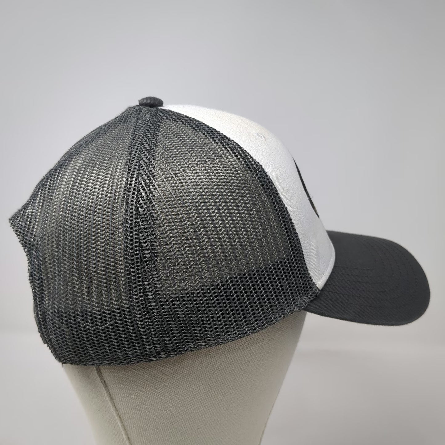 Cap America Trucker Hat Gray One Size Snapback Mesh Chappell Tractor Embroidered