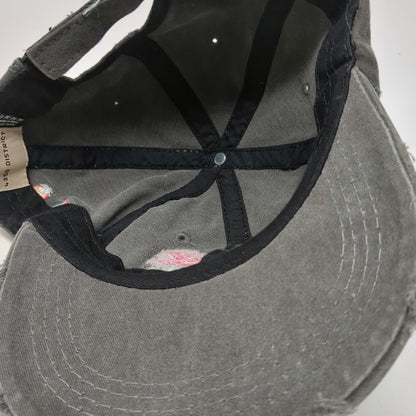 4350 District Baseball Cap Gray One Size Distressed Pineapple Hello Summer Hat