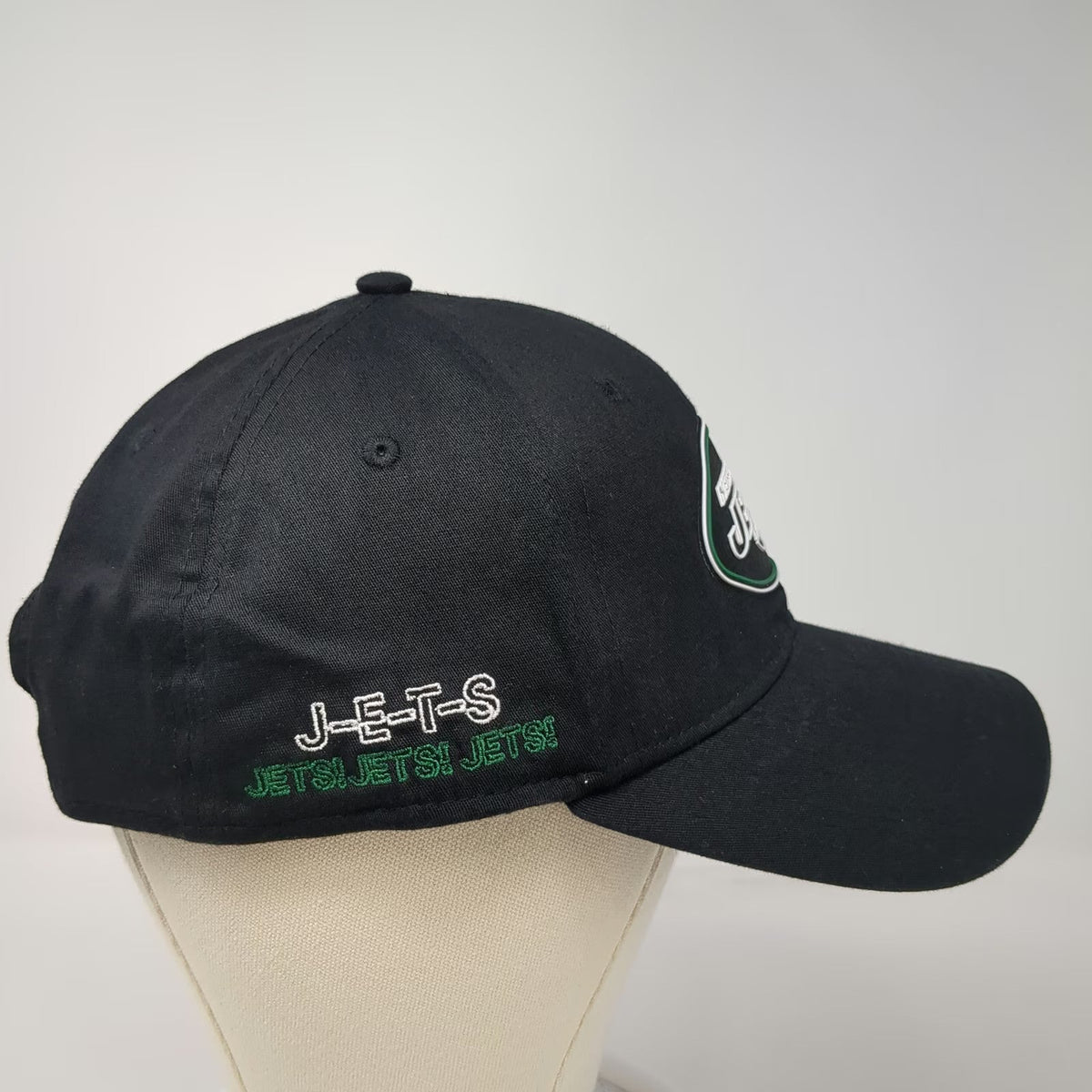 New Era Snapback Black One Size NFL Jets Hat 9FORTY Embroidered Football Shield