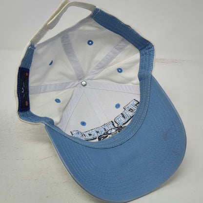Top of the World North Carolina Tar Heels NCAA White Blue One Size Strapback Hat