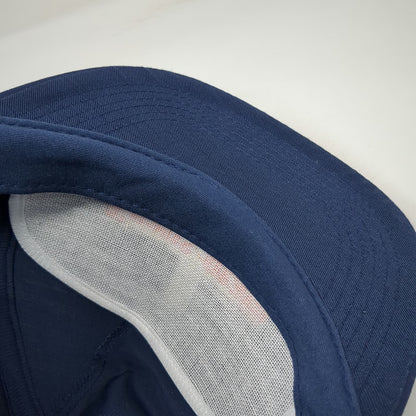 Mountaintop Marketing Trucker Blue Snapback Evans Grain Wheat Rope Hat Vintage