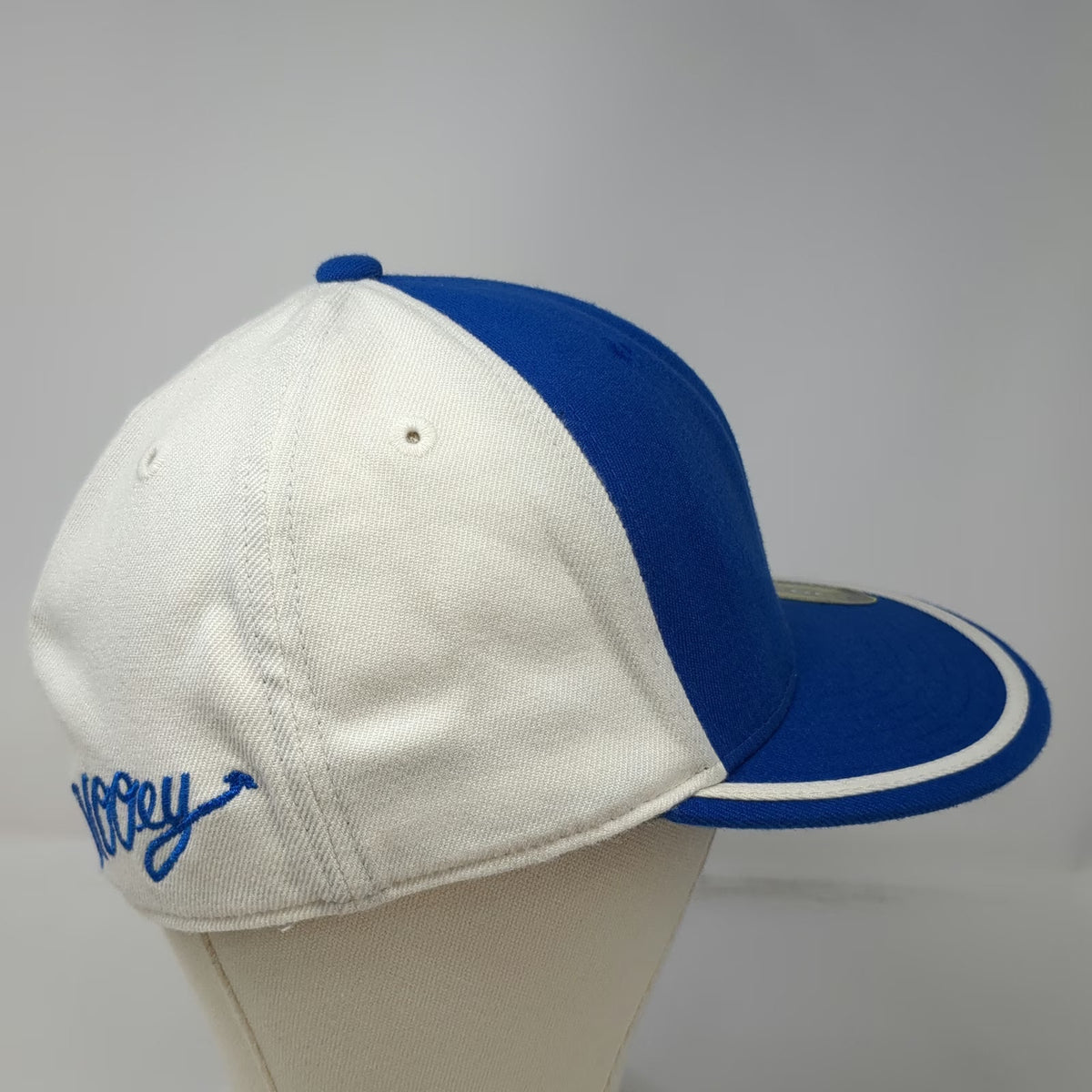 Hooey Baseball Cap Blue 7 5/8 210 Fitted Flexfit Embroidered Logo Character Hat