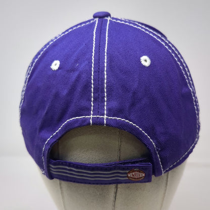 Sacramento Kings NBA adidas Hat Purple One Size Strapback Contrast Stitching