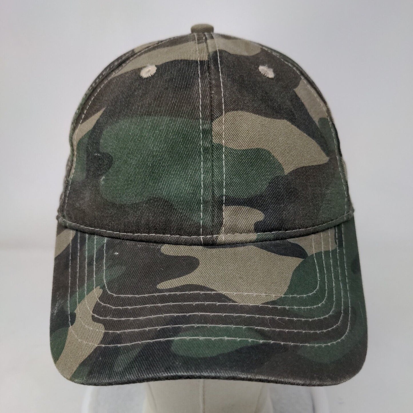 Unbranded Strapback Trucker Hat Camouflage One Size Adjustable 6 Panel Blank