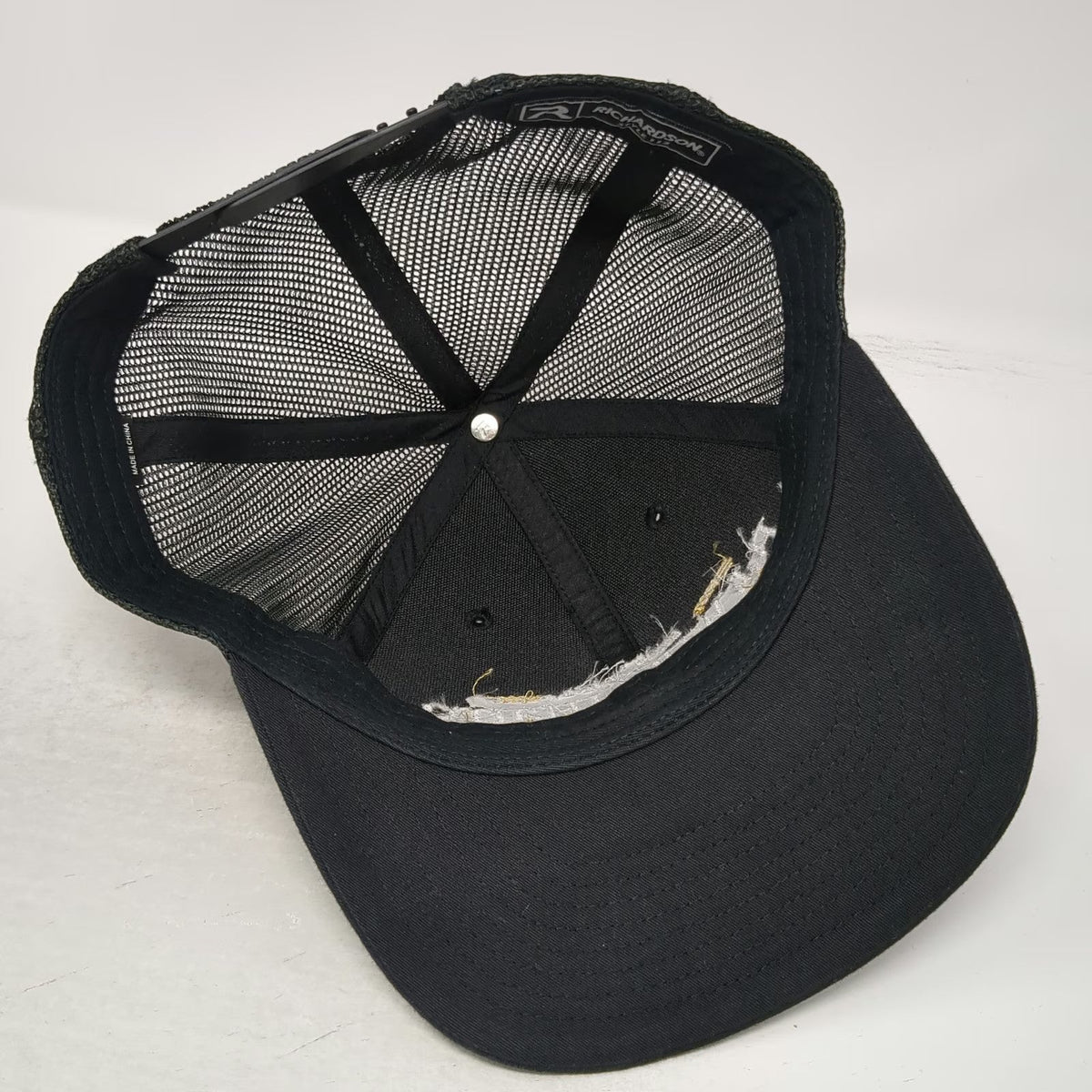 Richardson Trucker Hat Black One Size P.J. Whelihan's Pub Restaurant Mesh Back