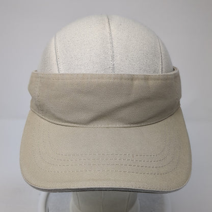 Faded Glory Sun Visor Hat Brown One Size Adjustable Strap Lightweight Blank